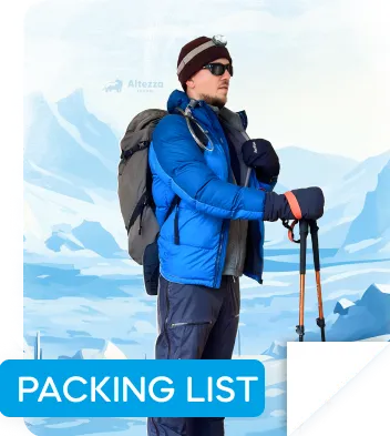 Kilimandscharo-Packliste als PDF erhalten