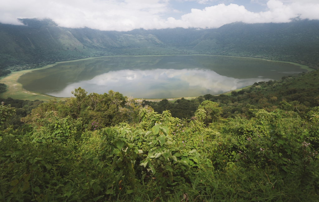 Empakai crater in Tanzania